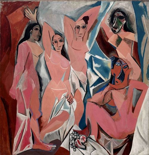 Les Demoiselles d ’Avignon畢卡索 Pablo Picasso1909油彩