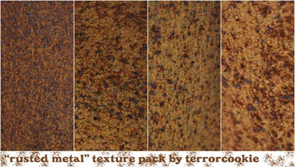 Rusted_Metal_Texture_Pack_by_TerrorCookie